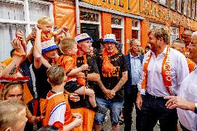 King Willem-Alexander Visit The Marktweg - The Hague