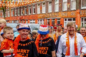 King Willem-Alexander Visit The Marktweg - The Hague