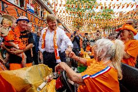 King Willem-Alexander Visit The Marktweg - The Hague