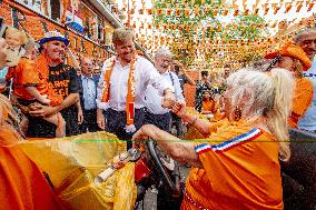 King Willem-Alexander Visit The Marktweg - The Hague