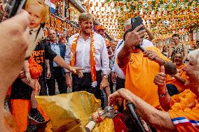 King Willem-Alexander Visit The Marktweg - The Hague