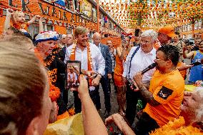 King Willem-Alexander Visit The Marktweg - The Hague