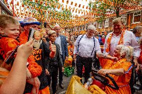 King Willem-Alexander Visit The Marktweg - The Hague