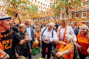 King Willem-Alexander Visit The Marktweg - The Hague