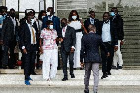 Laurent Gbagbo Returns To Ivory Coast - Abidjan