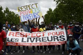 Gathering Of Delivery People - Paris