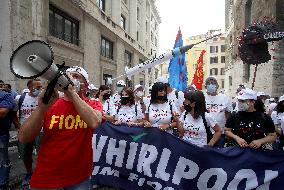 Manifestation Of The Whirlpool Workers - Rome