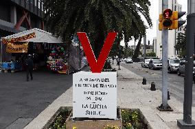 Anti-monuments placed as attempt to demand Justice - Mexico