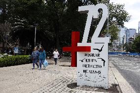 Anti-monuments placed as attempt to demand Justice - Mexico