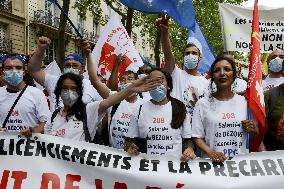 Protest against unemployment - Paris
