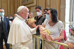 Audience of Pope Francis with the Permanent Deacons of the Diocese