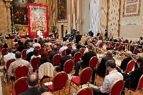 Audience of Pope Francis with the Permanent Deacons of the Diocese