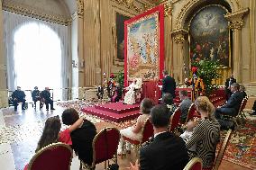 Audience of Pope Francis with the Permanent Deacons of the Diocese