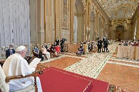 Audience of Pope Francis with the Permanent Deacons of the Diocese