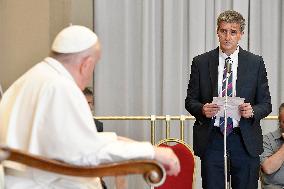 Audience of Pope Francis with the Permanent Deacons of the Diocese