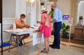 First round of the French regional elections in Cannes