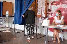 First round of the French regional elections in Cannes