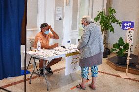 First round of the French regional elections in Cannes