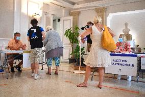 First round of the French regional elections in Cannes