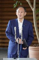 One year since Japan PM Suga's inauguration