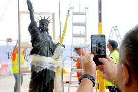 Statue of Liberty Little Sister Installation - NYC