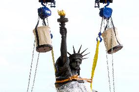 Statue of Liberty Little Sister Installation - NYC