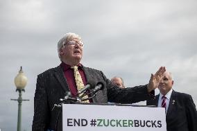 End #Zuckerbucks Press Conference - Washington