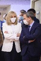 Brigitte Macron At Pediatric Medico-Judicial Reception Unit - Soisson