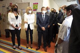 Brigitte Macron At Pediatric Medico-Judicial Reception Unit - Soisson