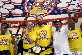 Annual Burger Eating Championship - Washington