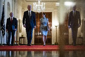 Naturalization Ceremony At The White House - Washington