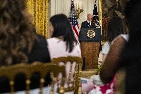 Naturalization Ceremony At The White House - Washington
