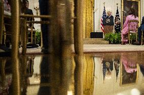 Naturalization Ceremony At The White House - Washington