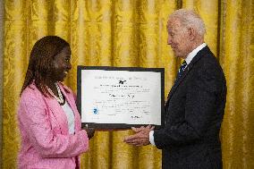 Naturalization Ceremony At The White House - Washington