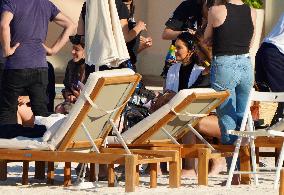 Kendall Jenner Beach Photoshoot - Saint-Tropez