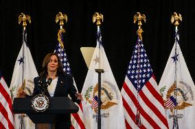 Kamla Harris Visits A Training Center - Las Vegas