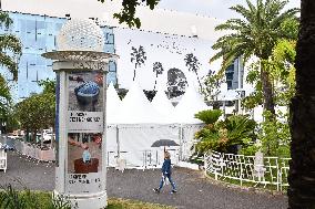 74th Cannes Film Festival poster installations