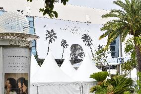 74th Cannes Film Festival poster installations