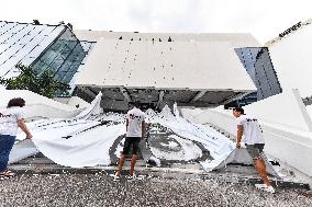 74th Cannes Film Festival poster installations