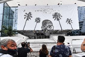 74th Cannes Film Festival poster installations