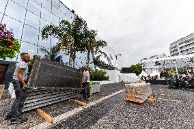 74th Cannes Film Festival poster installations