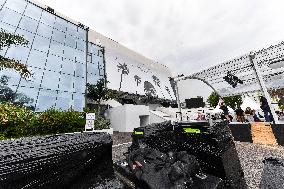 74th Cannes Film Festival poster installations