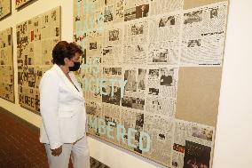 Roselyne Bachelot at the Fondation Luma inauguration - Arles