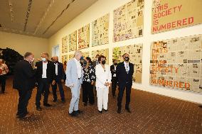 Roselyne Bachelot at the Fondation Luma inauguration - Arles