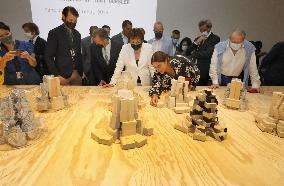 Roselyne Bachelot at the Fondation Luma inauguration - Arles