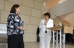 Roselyne Bachelot at the Fondation Luma inauguration - Arles