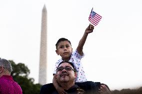 Independence Day at the White House in Washington, DC