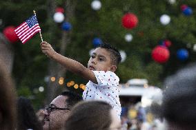 Independence Day at the White House in Washington, DC