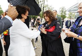 Roselyne Bachelot at the Fondation Luma inauguration - Arles