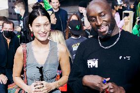 PFW - Bella Hadid Models For Off-White